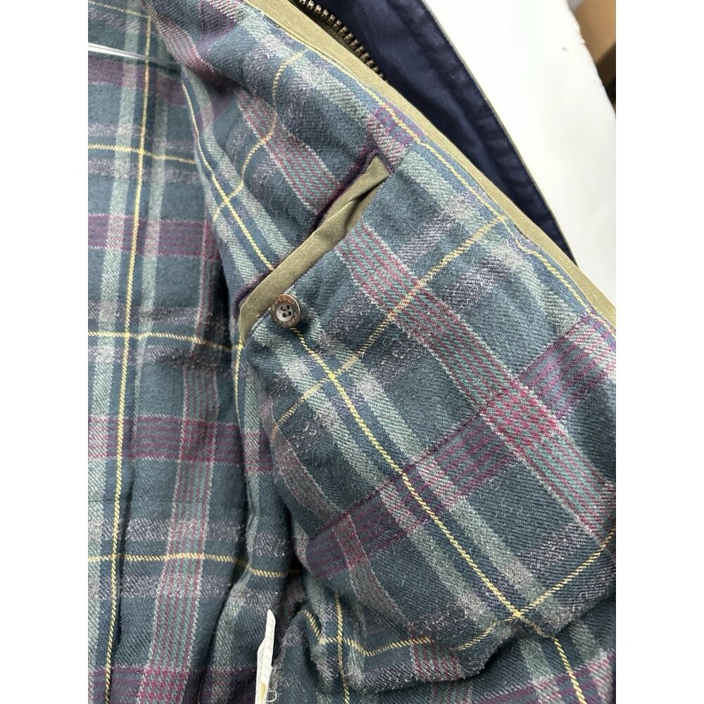Vintage Woolrich Men's Bomber Chore  Coat Size Large Olive Green - Picture 13 of 14